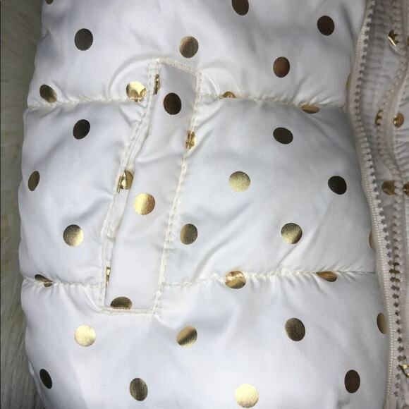 Old Navy Toddler Polka Dot Puffer Vest size 2T - Picture 3 of 5